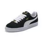 chaussures puma suede olympian suede noir blanc